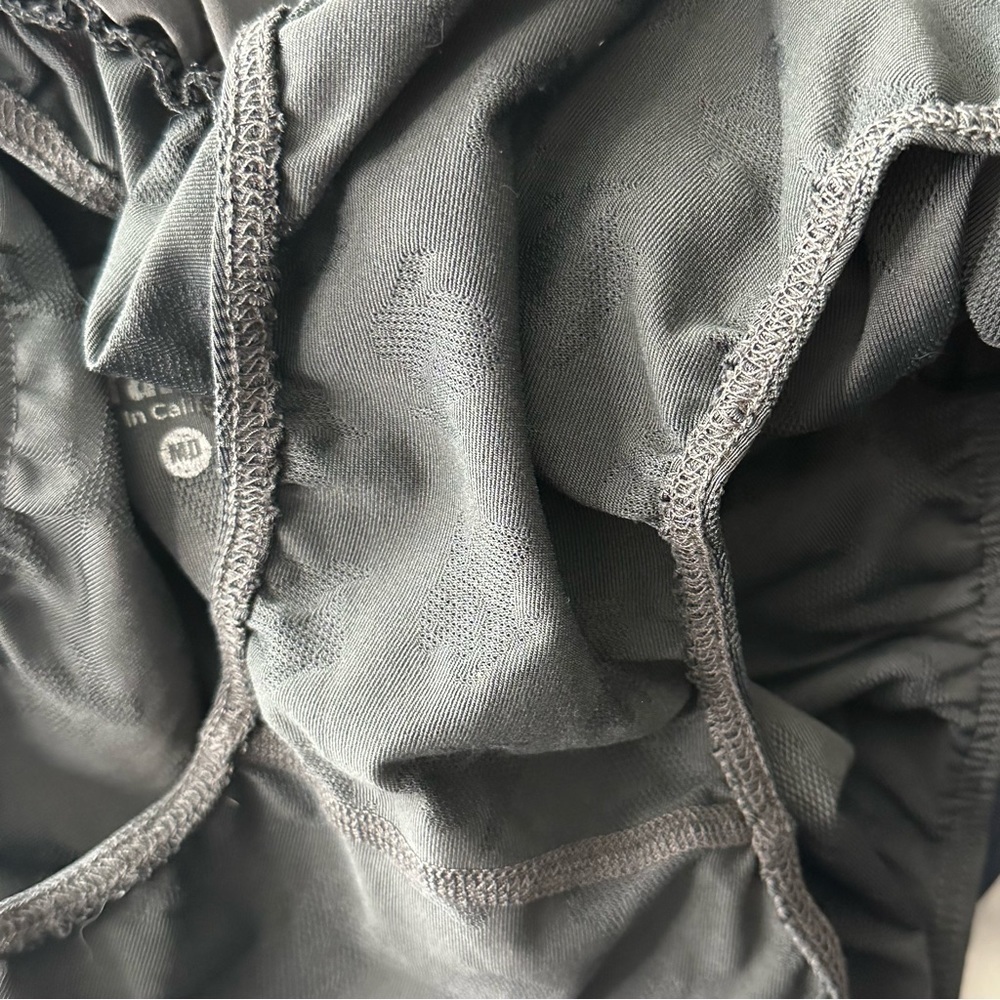 Rabbit Running Shorts Gray Red Color Block Size M… - image 6